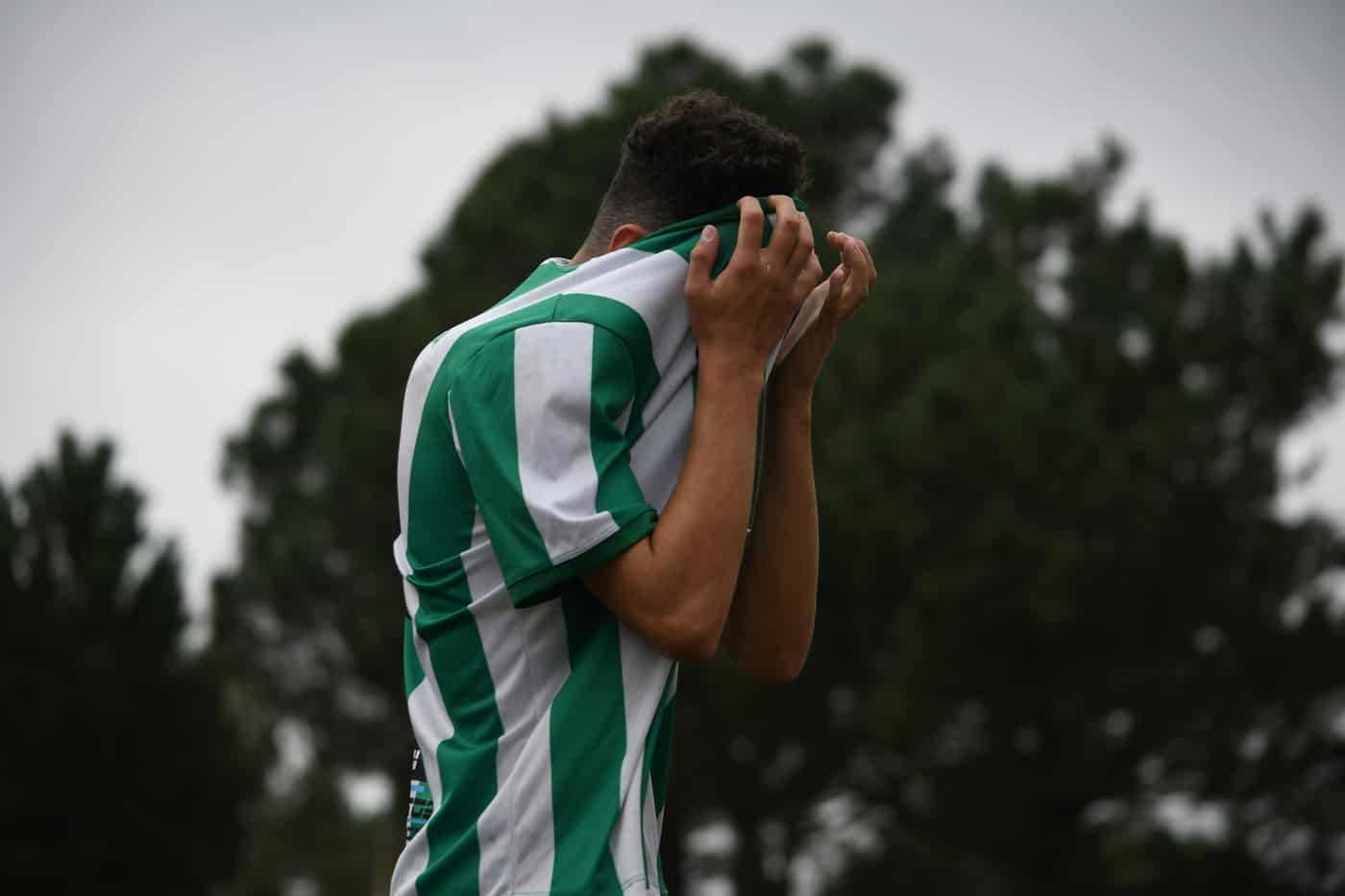 Frustrated student athlete
