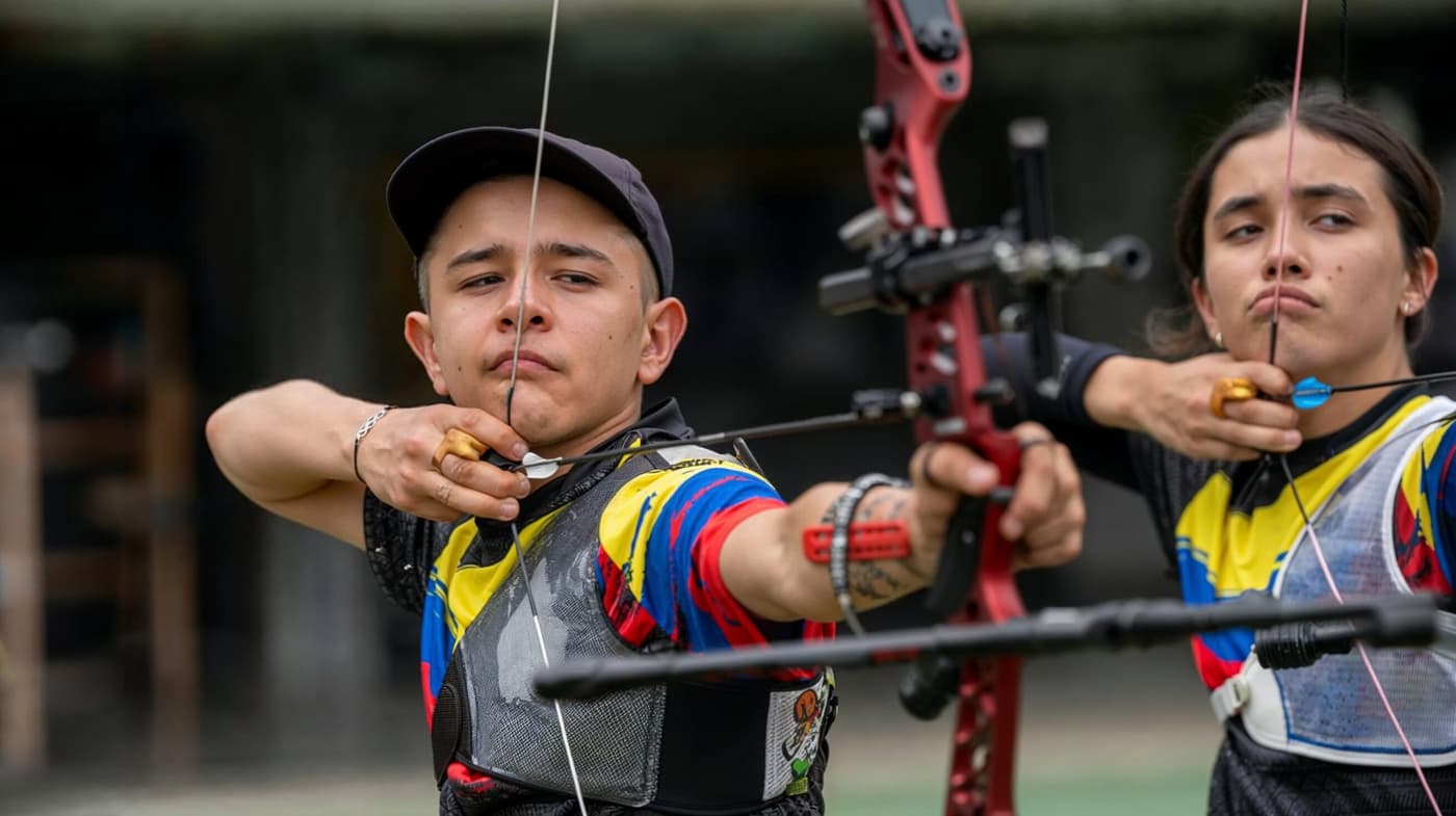 Student athlete smiling confidently